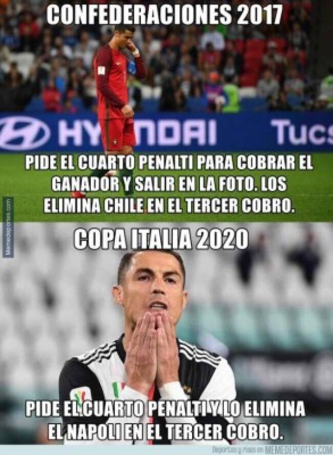 Los memes destrozan a Cristiano Ronaldo y a la Juventus tras perder la final de la Copa Italia