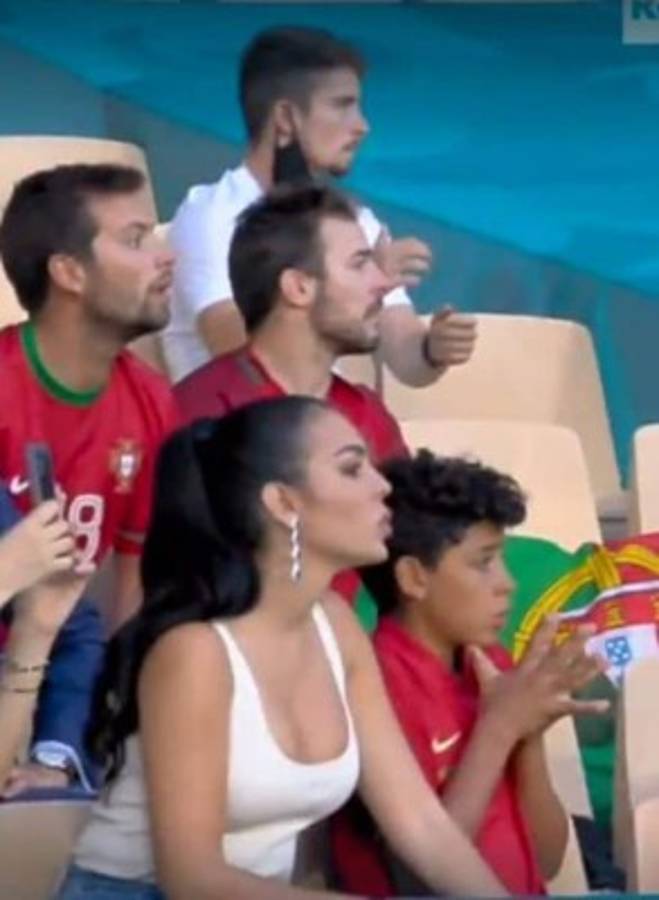 Bellezas: Georgina Rodríguez y sus amigas deslumbran en el estadio durante el Portugal-Bélgica