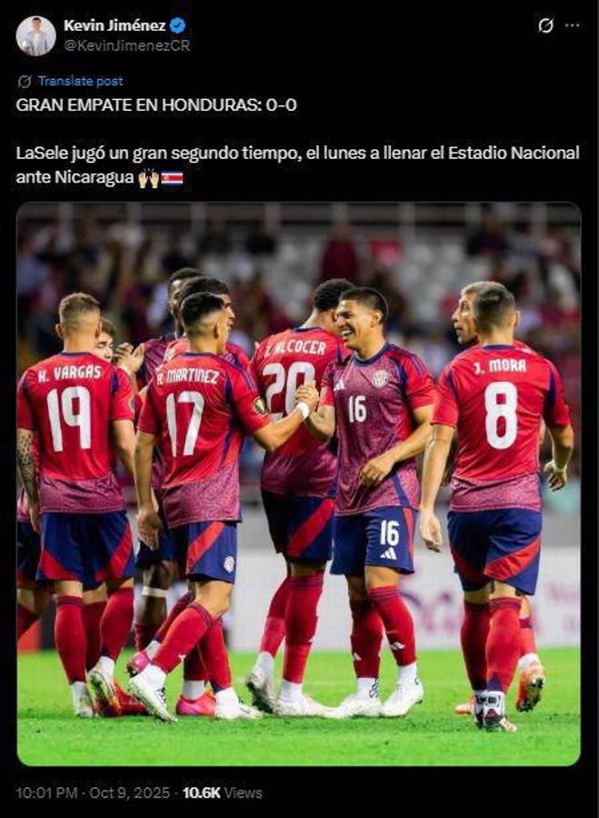 La queja de Costa Rica ante Concacaf y así reaccionó la prensa tras el empate de Honduras: El amuleto y Nos fallaron