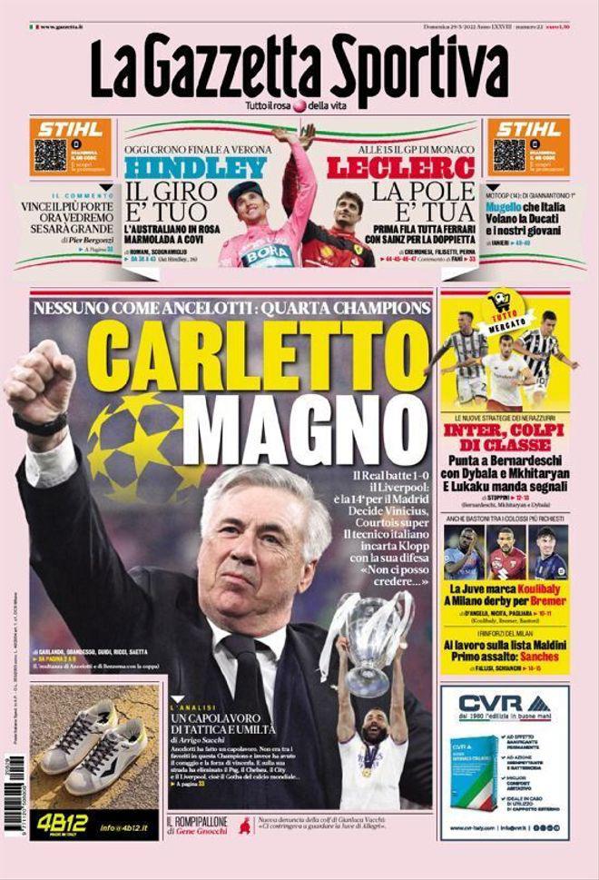 Diarios de Barcelona se muerden la lengua: Lo que dice la prensa del título 14 de Champions League del Real Madrid