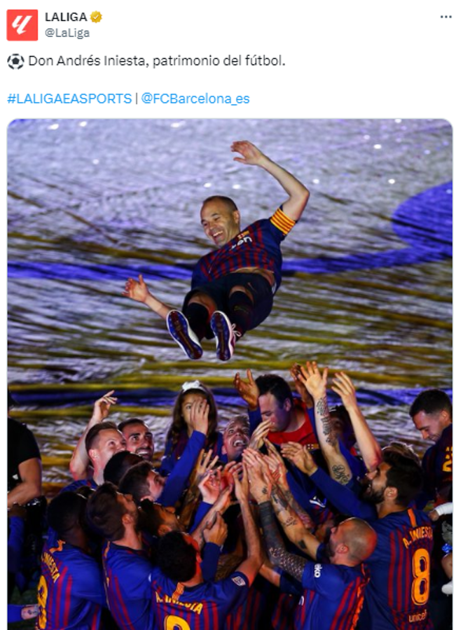 Messi envía emocionante mensaje para Iniesta por su retiro y Real Madrid sorprende: “La pelota te va a extrañar...”