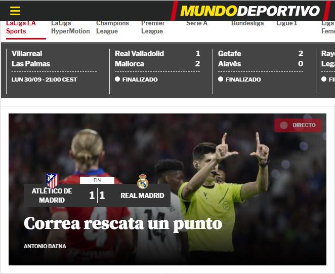 Lo que dice la prensa mundial sobre el polémico Real Madrid vs Atlético: “Escándalo y el derbi de los mecheros”