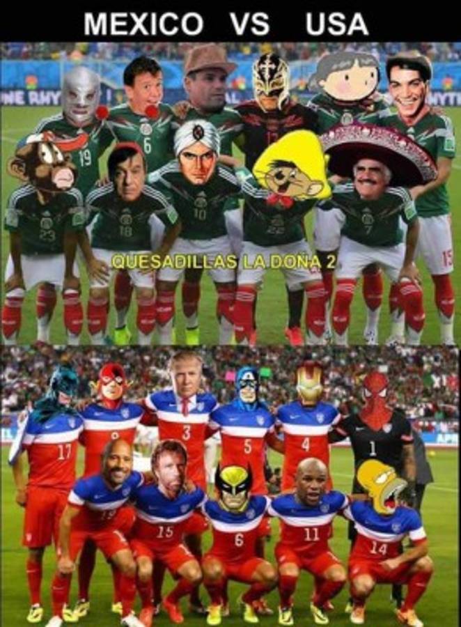 Juego de México-EEUU deja duros memes en contra de Trump y Chicharito