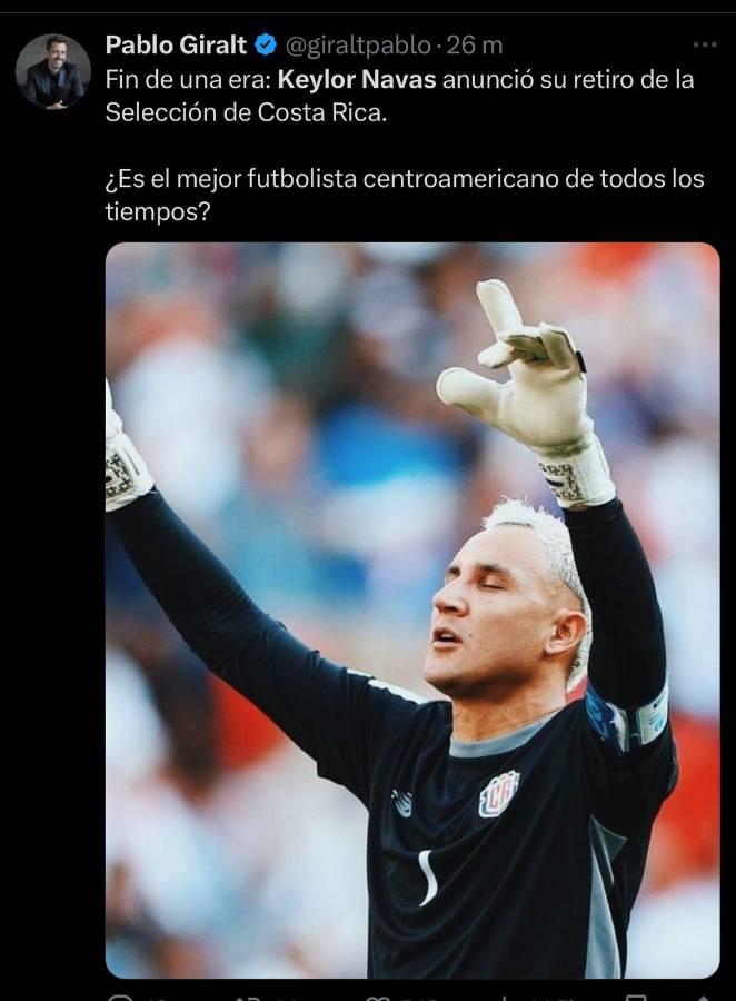 Sergio Ramos envía mensaje y en Panamá lanzan duro: las reacciones tras el retiro de Keylor Navas de la Selección de Costa Rica