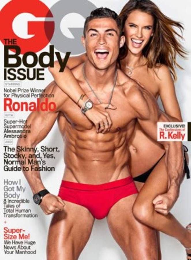 La sexy sesión de fotos de Cristiano y Alessandra Ambrosio en ropa interior