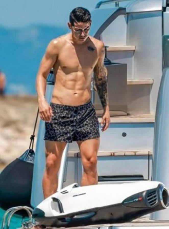 James Rodríguez se olvida del Real Madrid en unas picantes vacaciones con Shannon de Lima