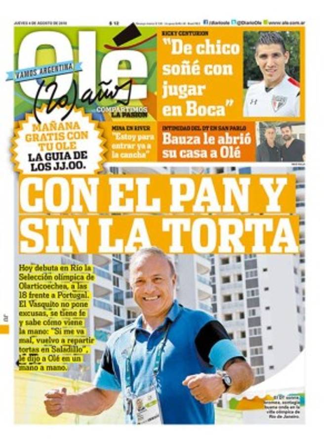Las portadas deportivas más importantes en el mundo de este jueves 04 de agosto