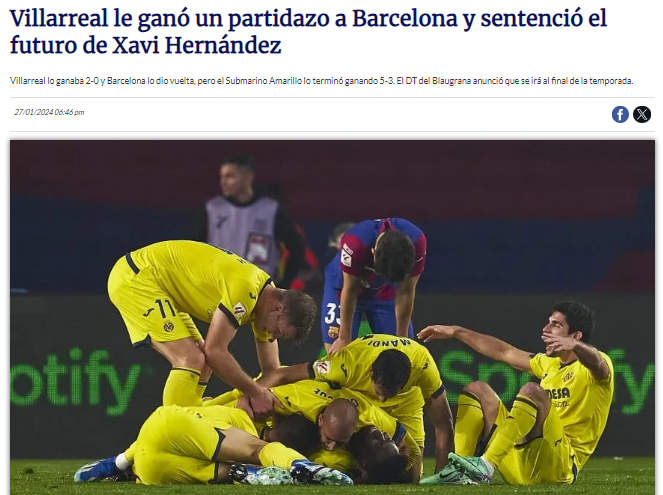 Xavi se va del Barcelona en junio y la prensa reacciona: “Se acabó la farsa; adiós a LaLiga”