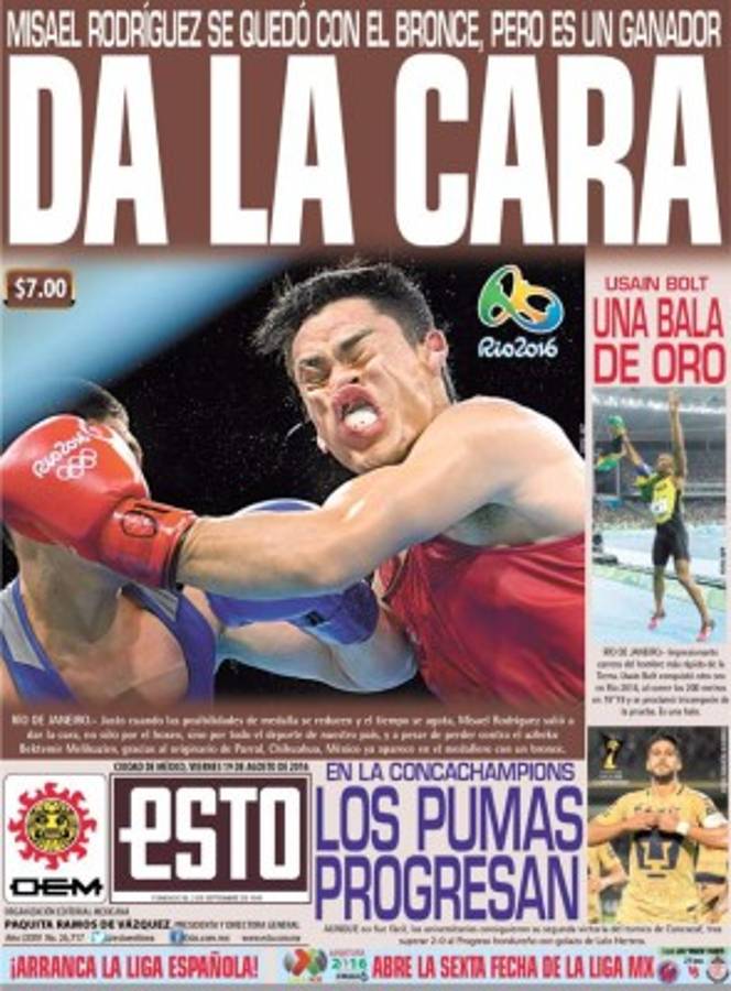 Las portadas más destacadas del mundo se rinden a Usaín Bolt