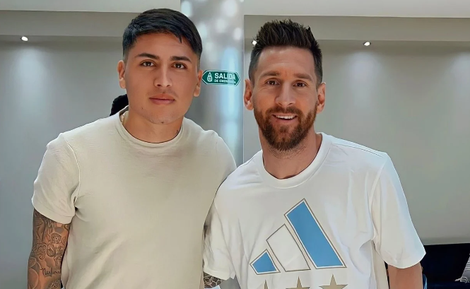 Facundo Farías ya tuvo la oportunidad de compartir con Messi y ahora jugarán juntos en el Inter Miami.