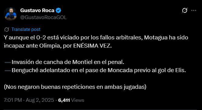 Olimpia se burla y señalan polémica picante tras derrota de Motagua: Vergonzosa presentación