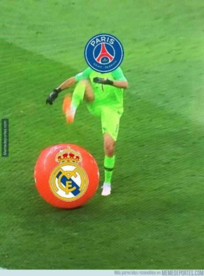 Los memes hacen pedazos al Real Madrid y a Courtois tras el baile que les dio el PSG