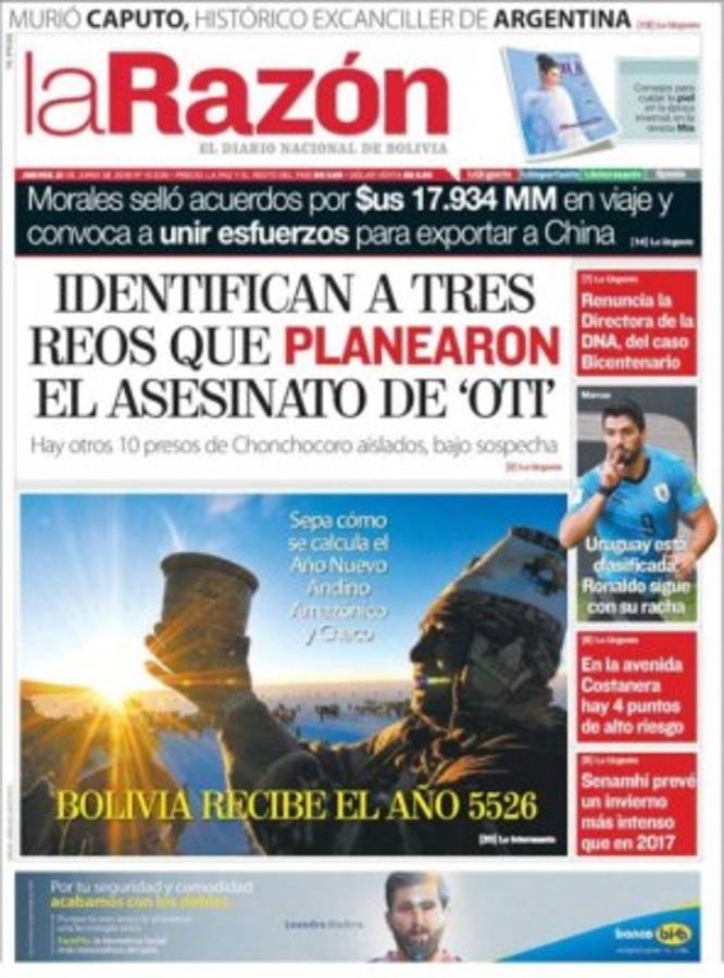 PORTADAS: Halagos a Cristiano Ronaldo y críticas para España