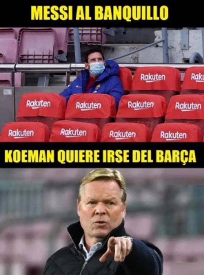 Los memes humillan a Messi tras ser suplente y marcar otro gol de penal en el Barcelona-Betis