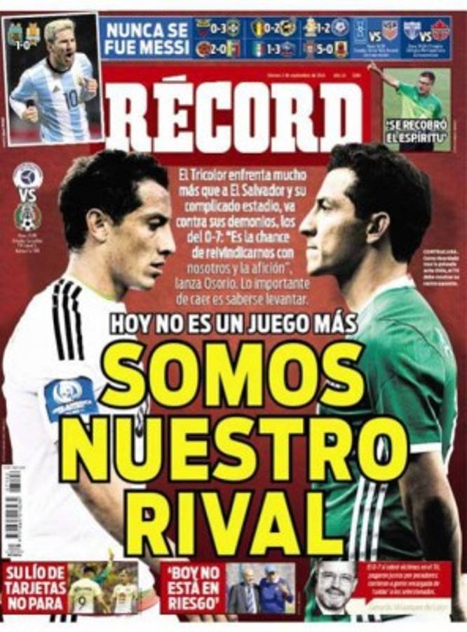 Las portadas de los diarios centroamericanos y del mundo sobre la jornada de eliminatoria