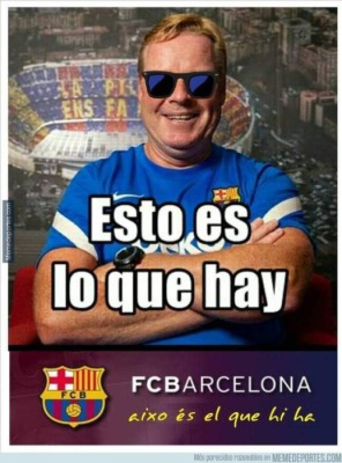 Otro tropiezo del Barcelona, ahora ante el Cádiz, y los memes despedazan a Koeman