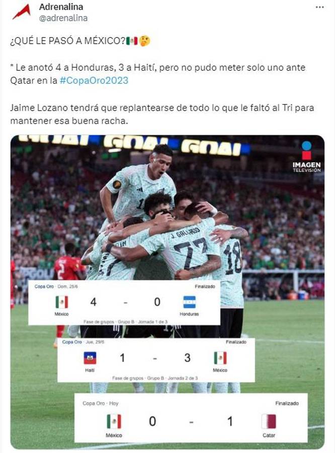 Las respuestas a Diego Vázquez tras dejar en duda el triunfo de Qatar ante México: “Excusas mediocres para justificar el fracaso”