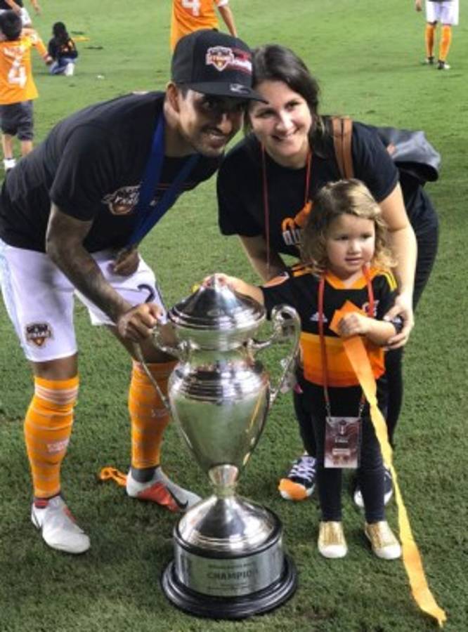 Así celebraron los hondureños y el Houston Dynamo el título de Copa