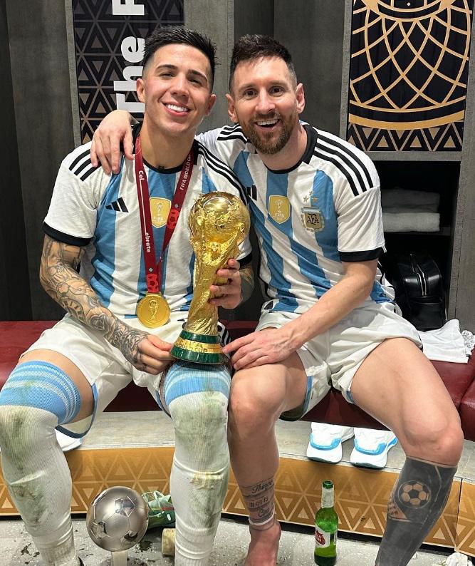 Hubo “perreo intenso”: La celebración íntima de Argentina en su camerino; le dejaron un dardo a Mbappé y Camavinga