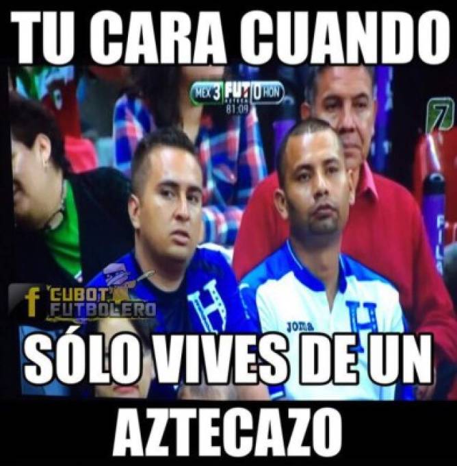 La Selección de Honduras fue goleado por México en la Copa Oro y los memes no lo perdonan