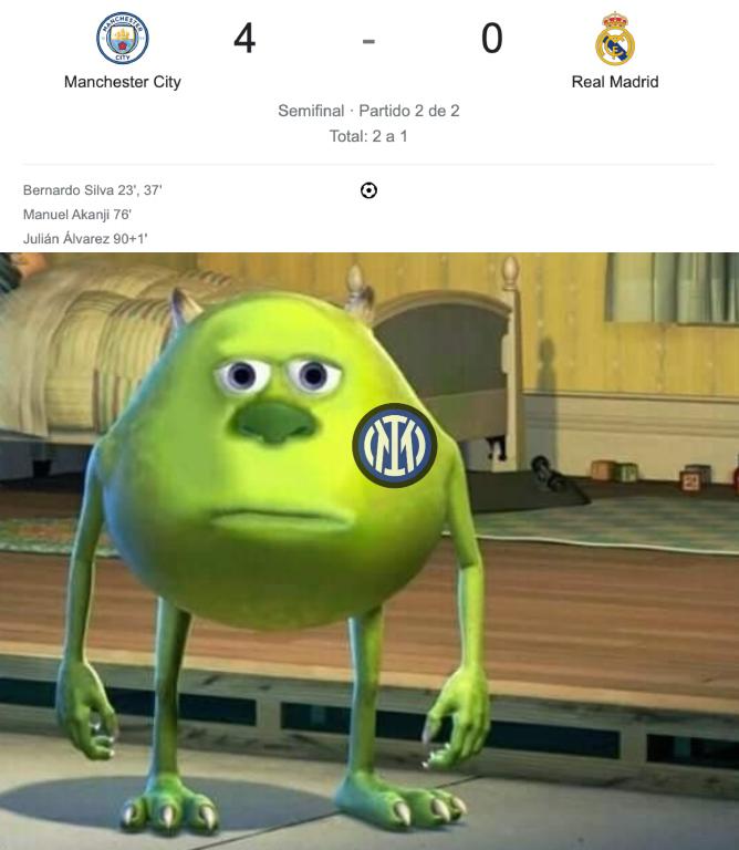 ¡Hasta el Barcelona! Real Madrid es víctima de terribles memes tras ser eliminado por el City en la Champions League