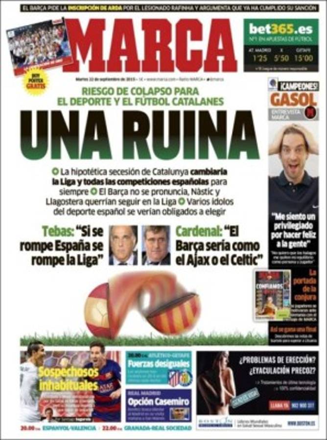 Las portadas más importantes del mundo deportivo