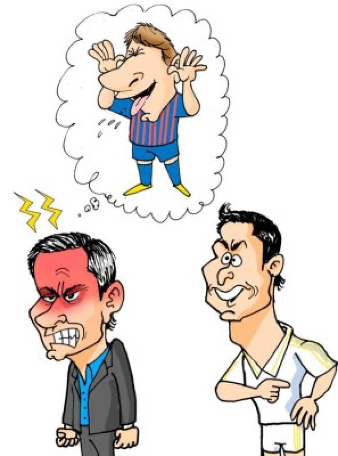 Recuerda y revive las caricaturas del clasico Real Madrid vs Barcelona.