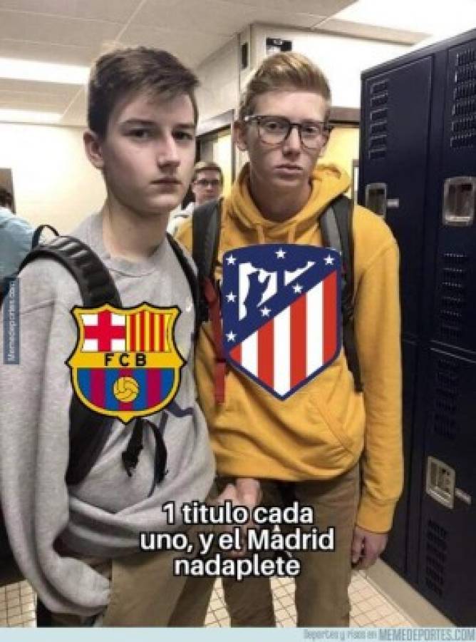 Los otros memes del título del Atlético donde hacen pedazos al Real Madrid y al Barcelona