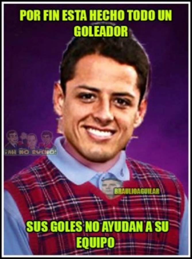 Chicharito Hernández brilla con sus goles y arrasa con los memes