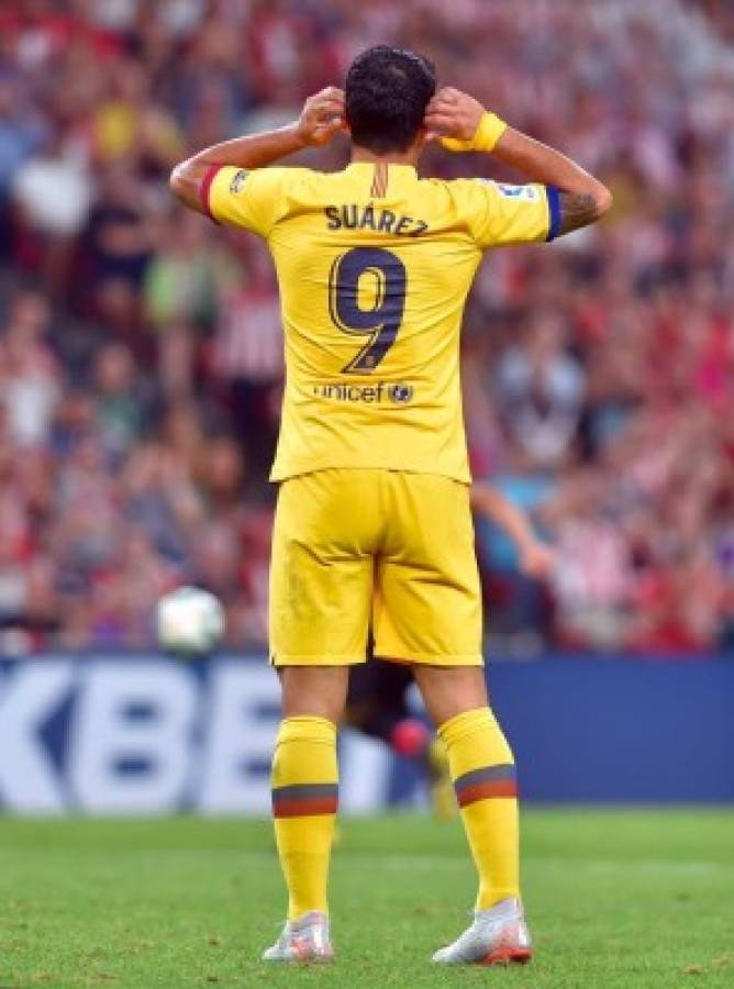 La frustración de Piqué, el dolor de Suárez y la derrota del Barcelona en San Mamés&nbsp;&nbsp;