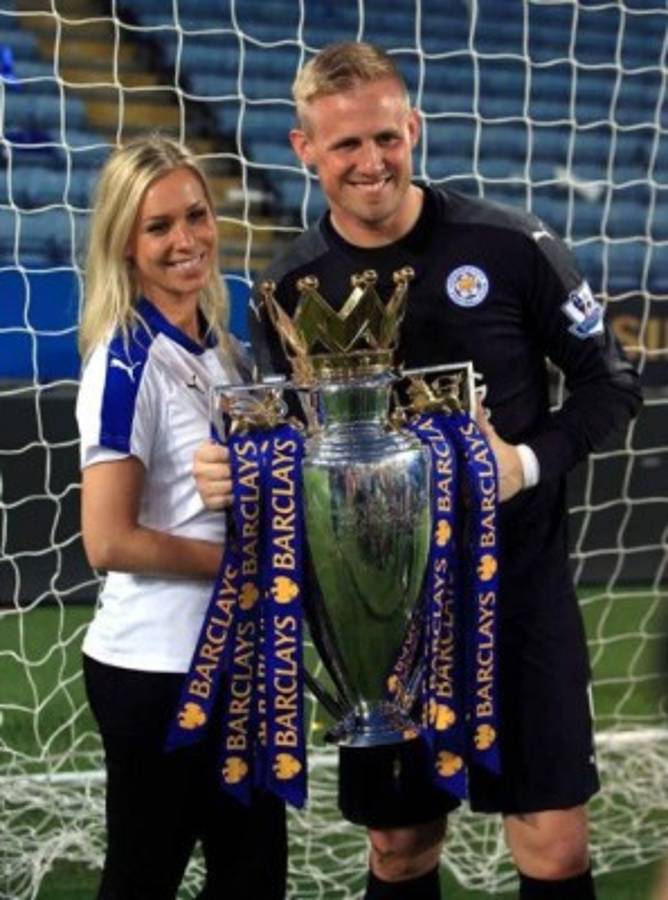 FOTOS: La bella esposa e insipiración del portero danés Kasper Schmeichel en Rusia 2018