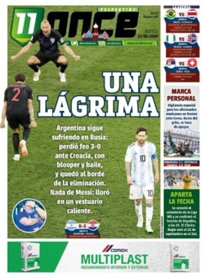 ¡BRUTAL! Las portadas de todo el mundo contra Argentina: 'Damos pena'