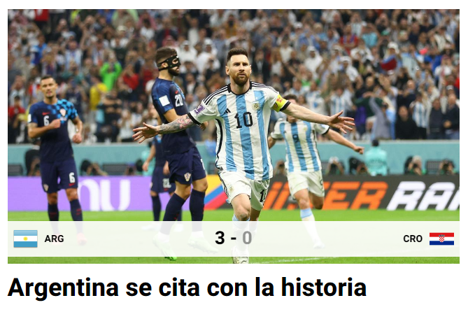 El mundo rendido ante “un marciano llamado Messi”: medios piden “vestir” a Leo tras exhibirse en el Argentina - Croacia