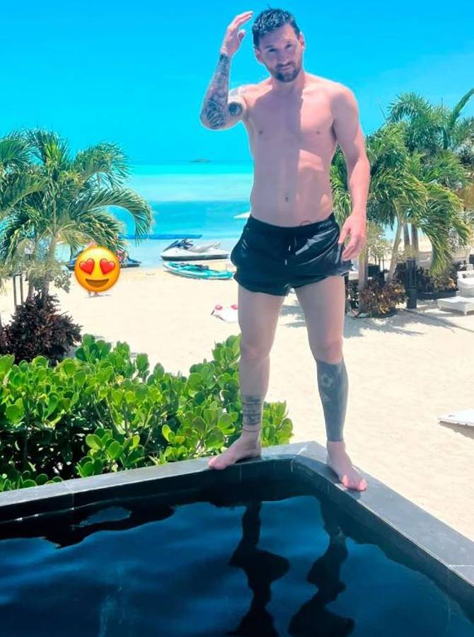 Qué tiene Messi en las rodillas y Antonela deslumbra: Así son las vacaciones de Leo antes de unirse al Inter de Miami