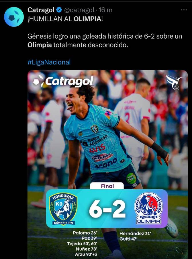 Falta de respeto Humillante: la prensa crítica a los jugadores del Olimpia de Espinel tras recibir goleada histórica por Génesis