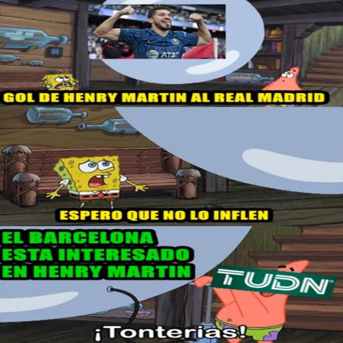 “América, vete a Europa”: Estos son los jocosos memes que dejó el empate de las Águilas contra Real Madrid