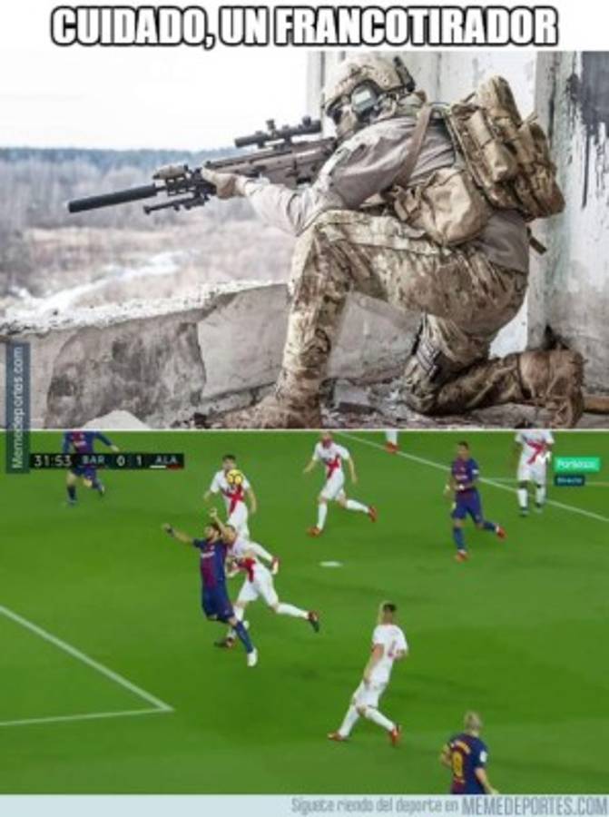 Los mejores memes de la sufrida victoria del FC Barcelona ante el Alavés