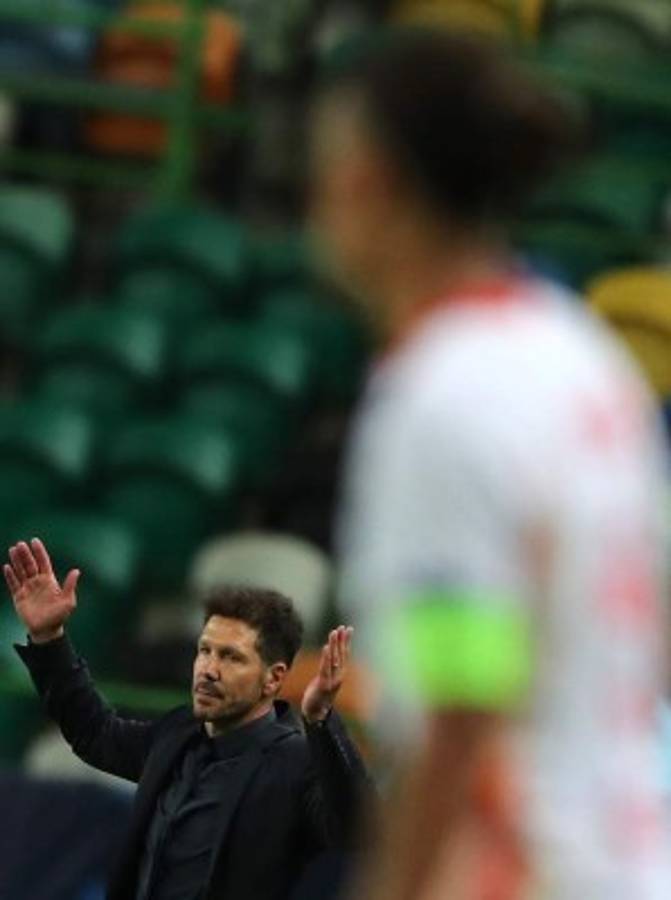 NO SE VIO EN TV: La peor foto de Cholo Simeone, la amargura de Joao Félix y la euforia del Leipzig   