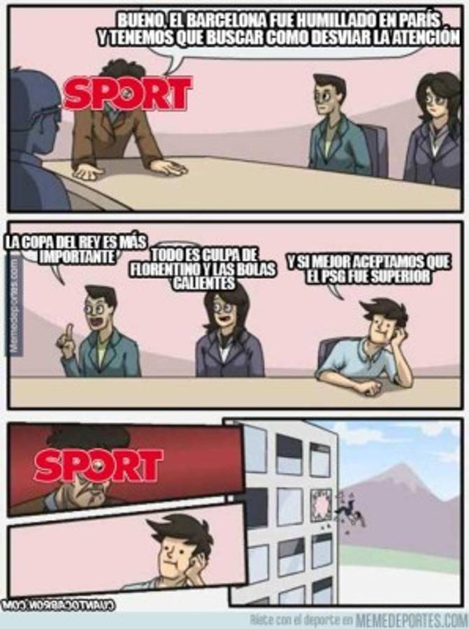 Barcelona, humillado en París por el PSG y en los memes lo crucifican