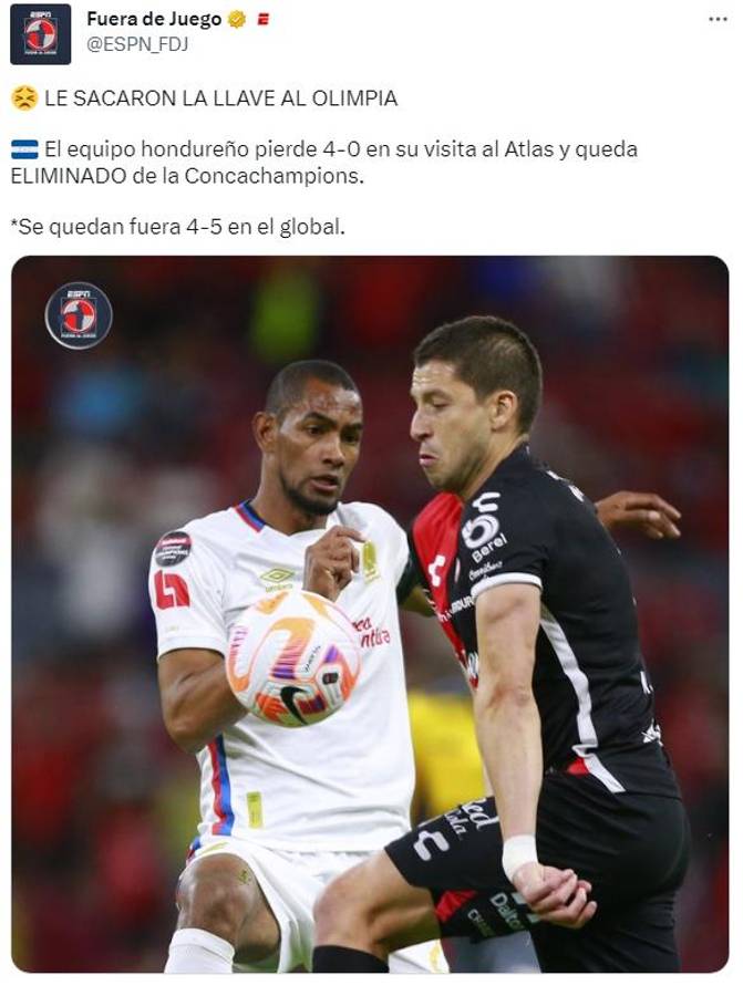“Le sacan la llave a Olimpia” y “tuvieron que sufrir”: Así reaccionan en México el día después de la remontada de Atlas