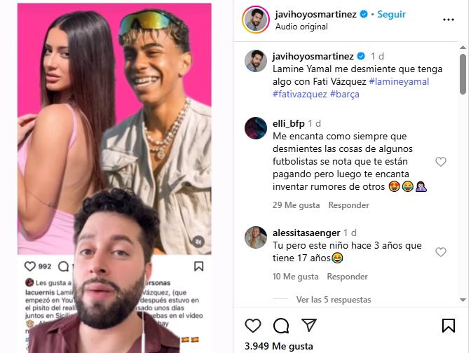 Lamine Yamal se pronuncia tras ser vinculado con una influencer de 30 años: ¿están juntos?