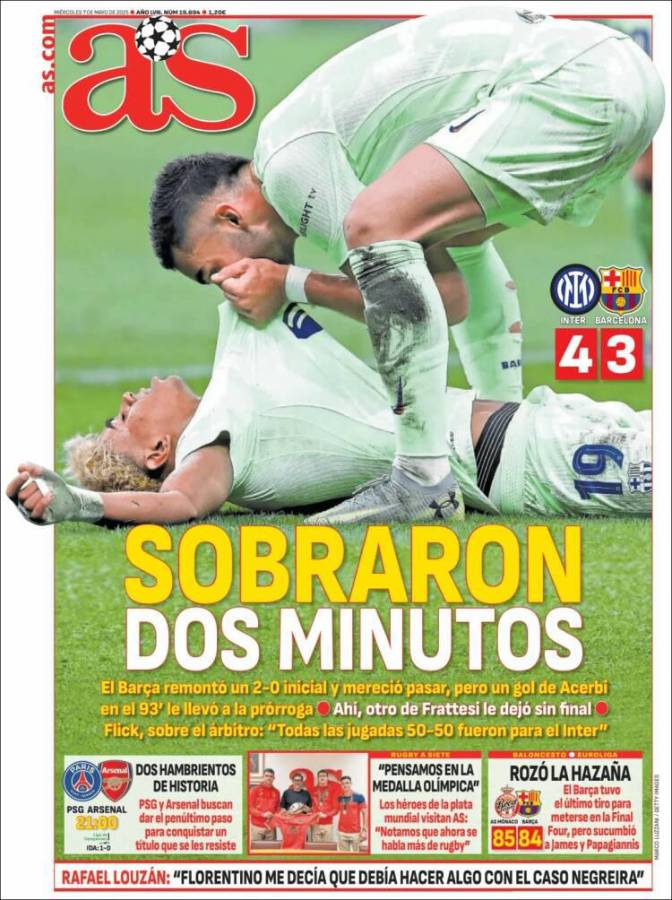 Barcelona quedó eliminado y así reacciona la prensa: Estaba claro que los árbitros harían su trabajo contra nosotros