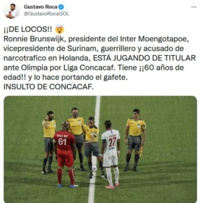 'Terrible, falta de respeto, de locos': Periodistas y medios internacionales cargan contra Concacaf y el vicepresidente de Surinam