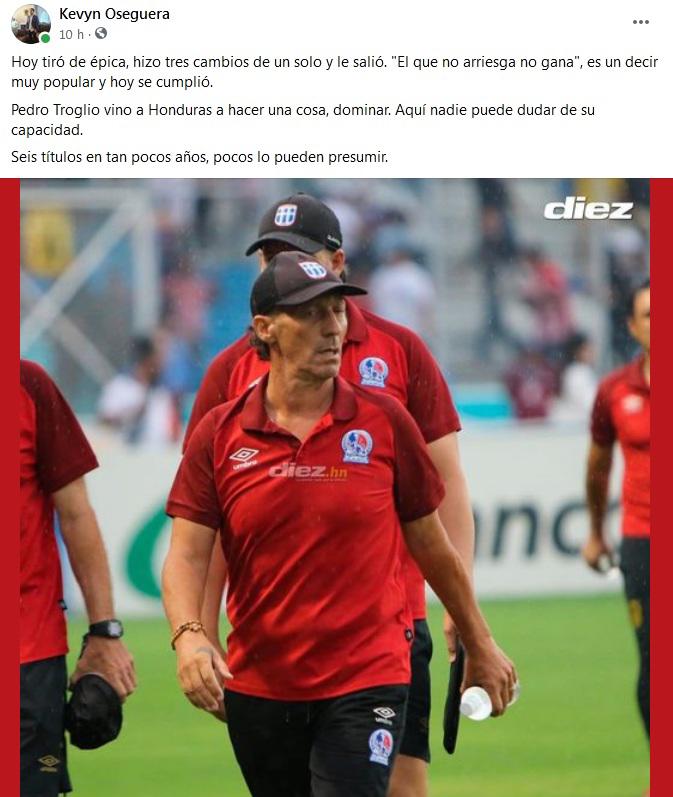 Periodistas hondureños reaccionan tras el título 36 de Olimpia ante Olancho FC: “Liga predecible y pequeña para Troglio”