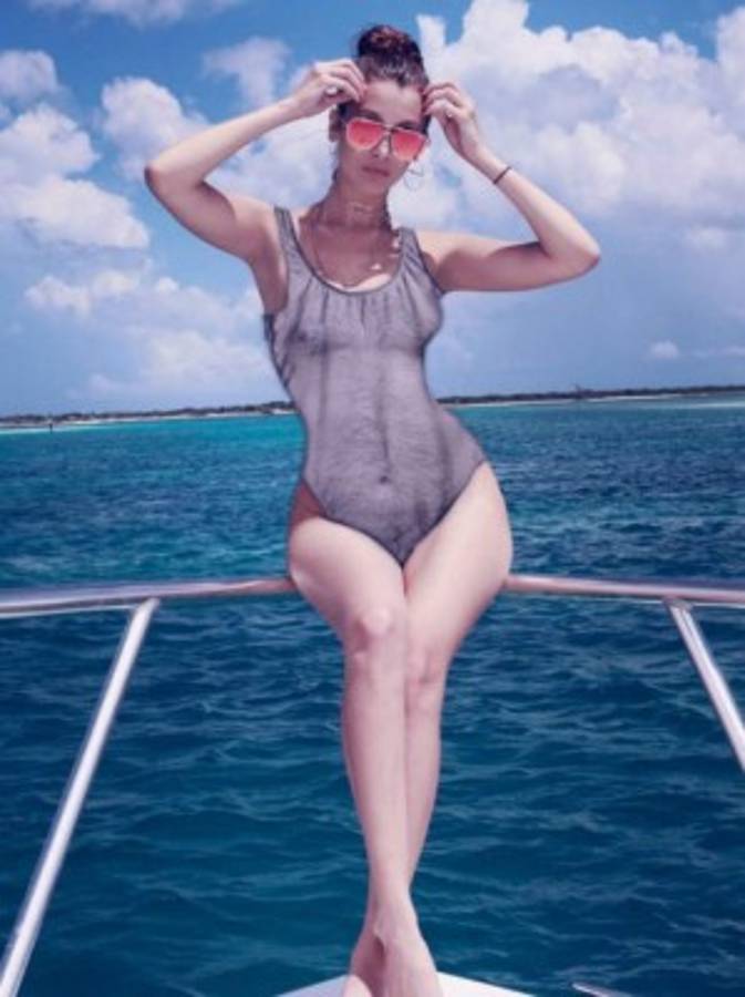 Ex de Cristiano entre las modelos que se unen a la moda del bañador peludo