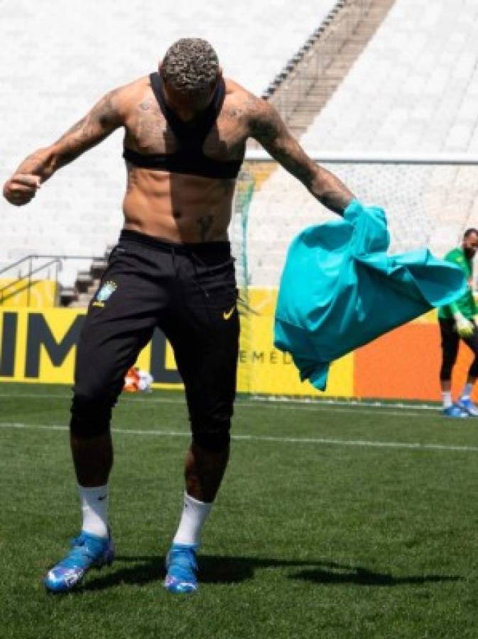 ¿Está gordo? Neymar manda a callar a todos y muestra su verdadero físico tras ser duramente criticado en Brasil