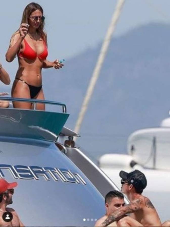 James Rodríguez se olvida del Real Madrid en unas picantes vacaciones con Shannon de Lima