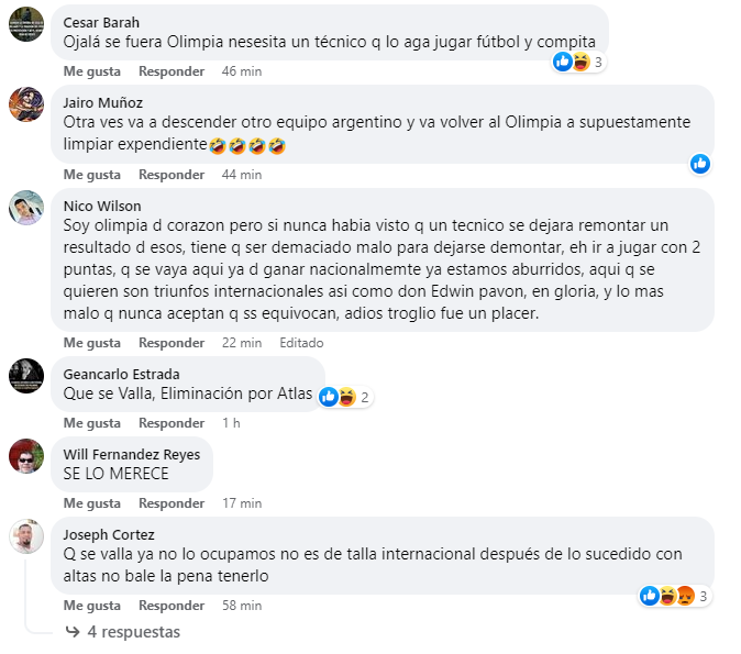 ¡Estallan las redes! Afición de Independiente duda de Troglio, temen “descender” y un número de olimpistas responde
