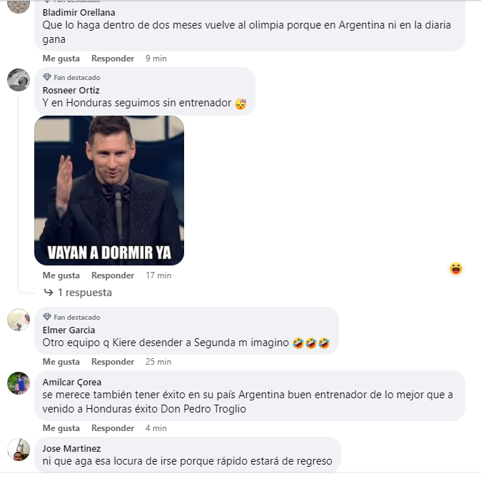 ¡Estallan las redes! Afición de Independiente duda de Troglio, temen “descender” y un número de olimpistas responde