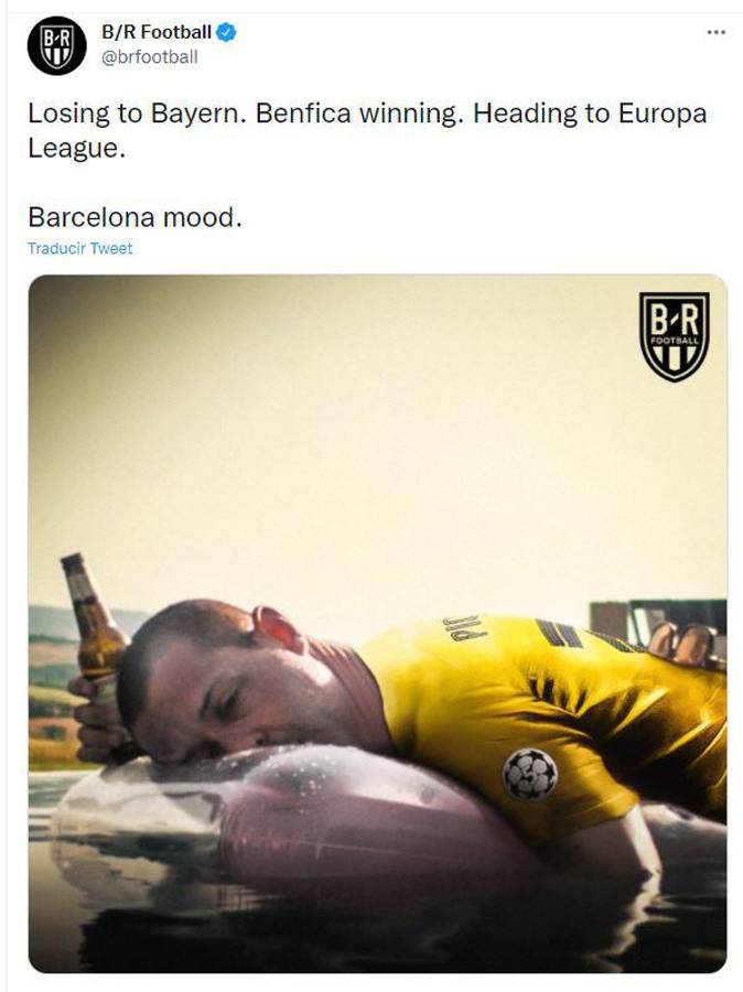 Memes: Bayern destroza a Barcelona y se desatan las burlas por jugar UEFA Europa League